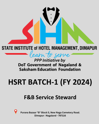 Food & Beverage Steward HSRT-Batch 1 (FY 2024)